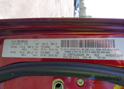 2018 Ram 1500 Express 4X4 6'4 Box from USA, damaged, VIN 1C6RR7FGXJS265225